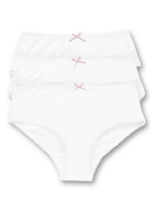 Pure Cotton Broderie Briefs (1-12 Years) Image 1 of 1