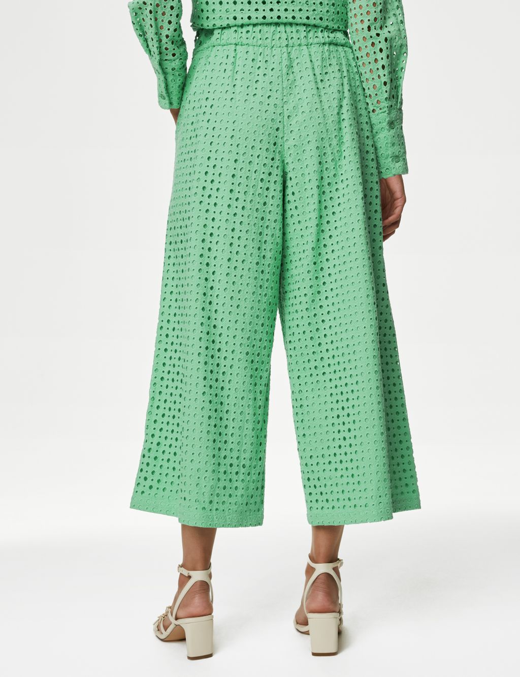 Pure Cotton Broderie Culottes 5 of 5