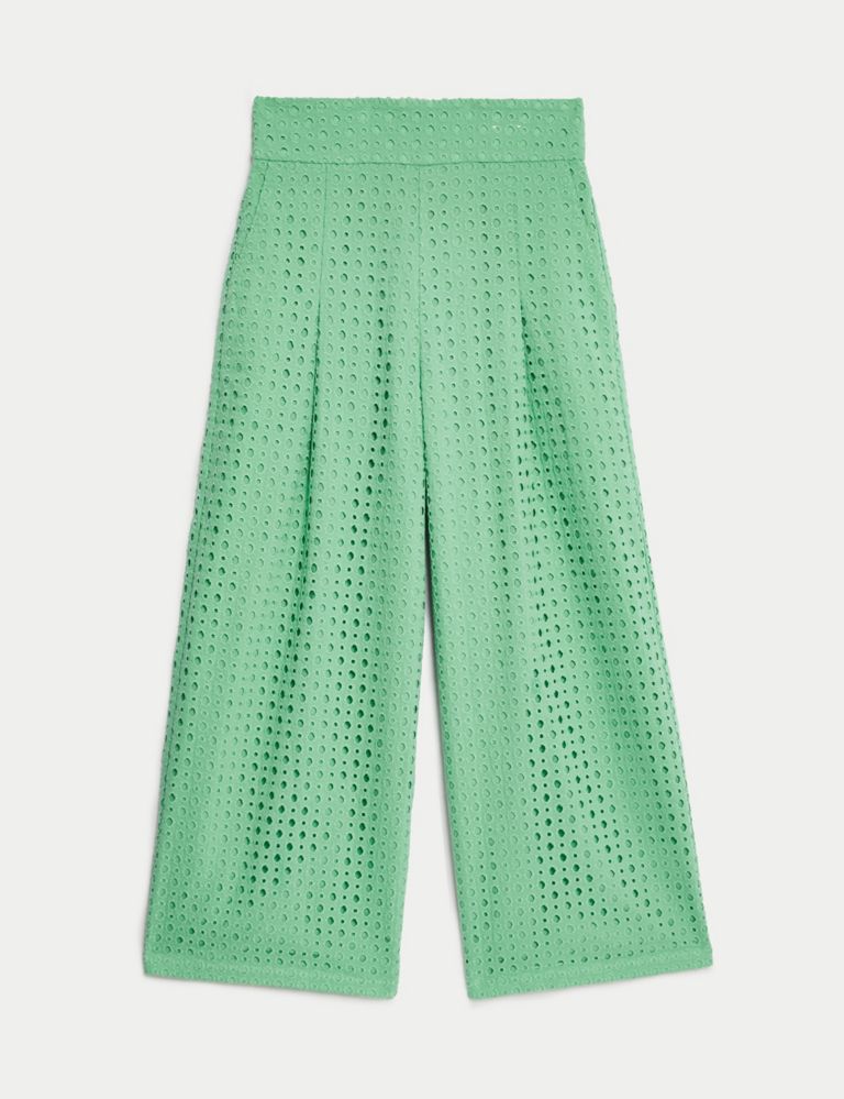 Denim Cropped Culottes, M&S Collection