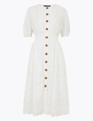 Marks and spencer 2025 broderie anglaise dress