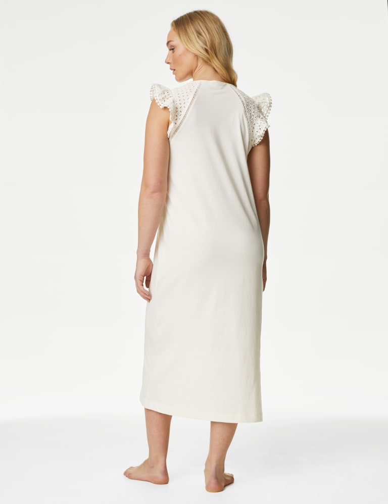 M&s white cheap cotton nightdress