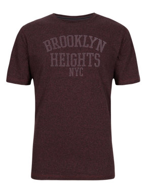 Pure Cotton Brooklyn Height New York City T-Shirt Image 2 of 3