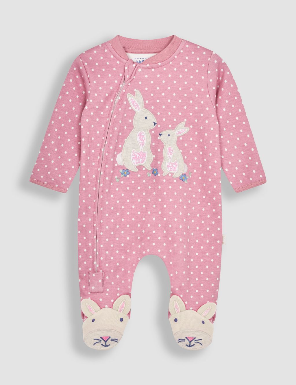 Buy JoJo Maman Bébé 2-Piece Baby Sleepsuit & Velour Jacket Set from the  JoJo Maman Bébé UK online shop