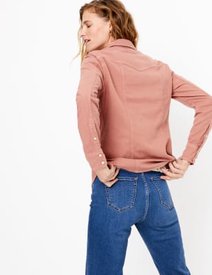 m&s denim shirt mens