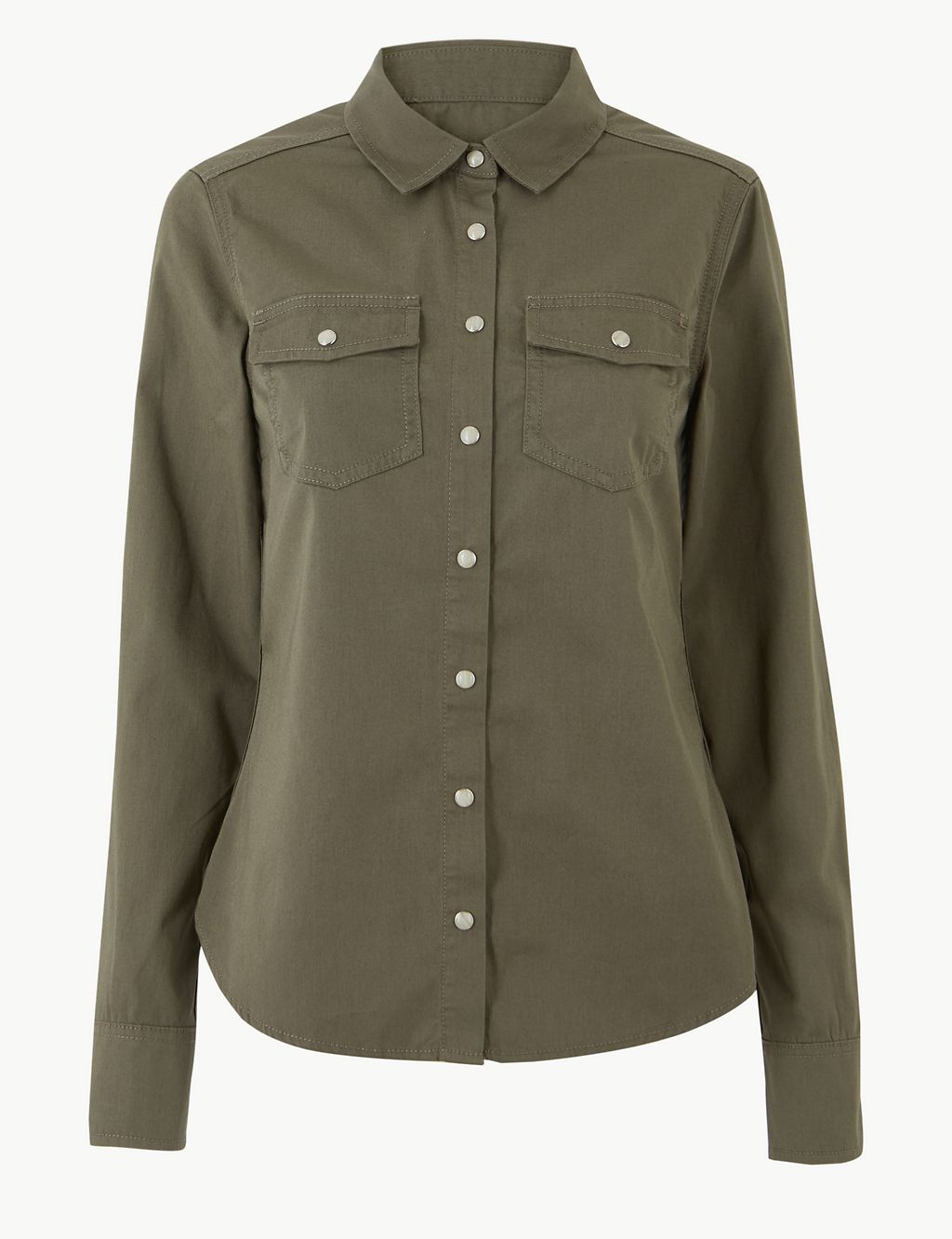 Pure Cotton Button Detailed Shirt 1 of 4