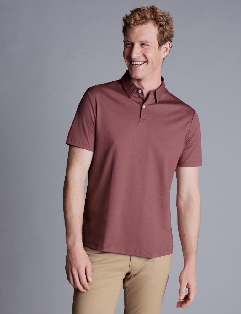 Burgundy polo button down store