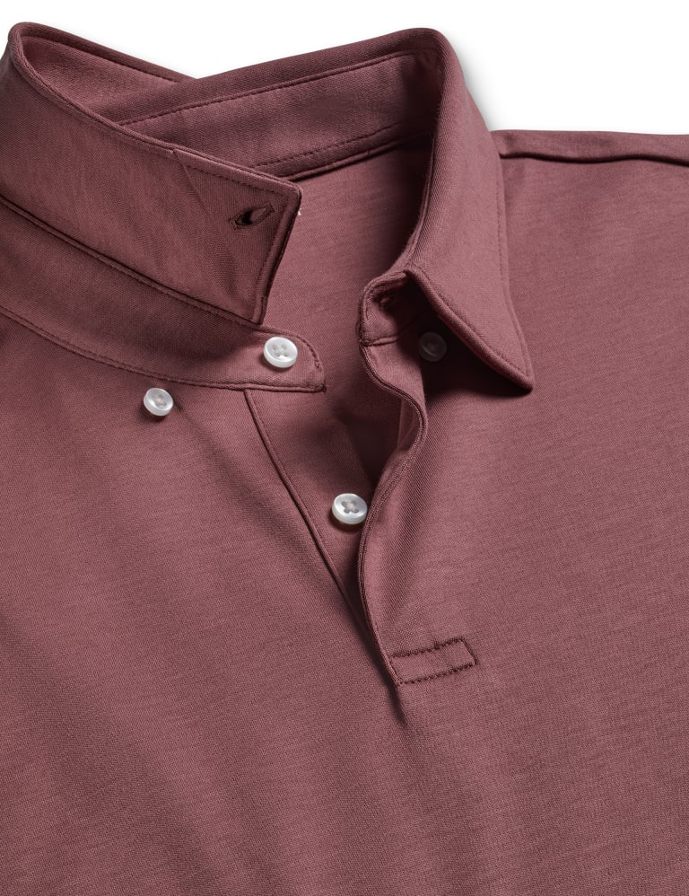 Mens polo shirts with button down collar hotsell