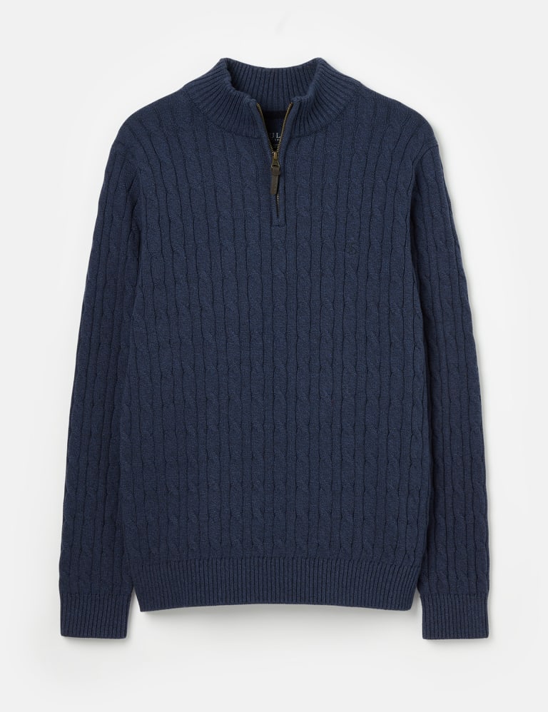 Joules cable knit jumper on sale