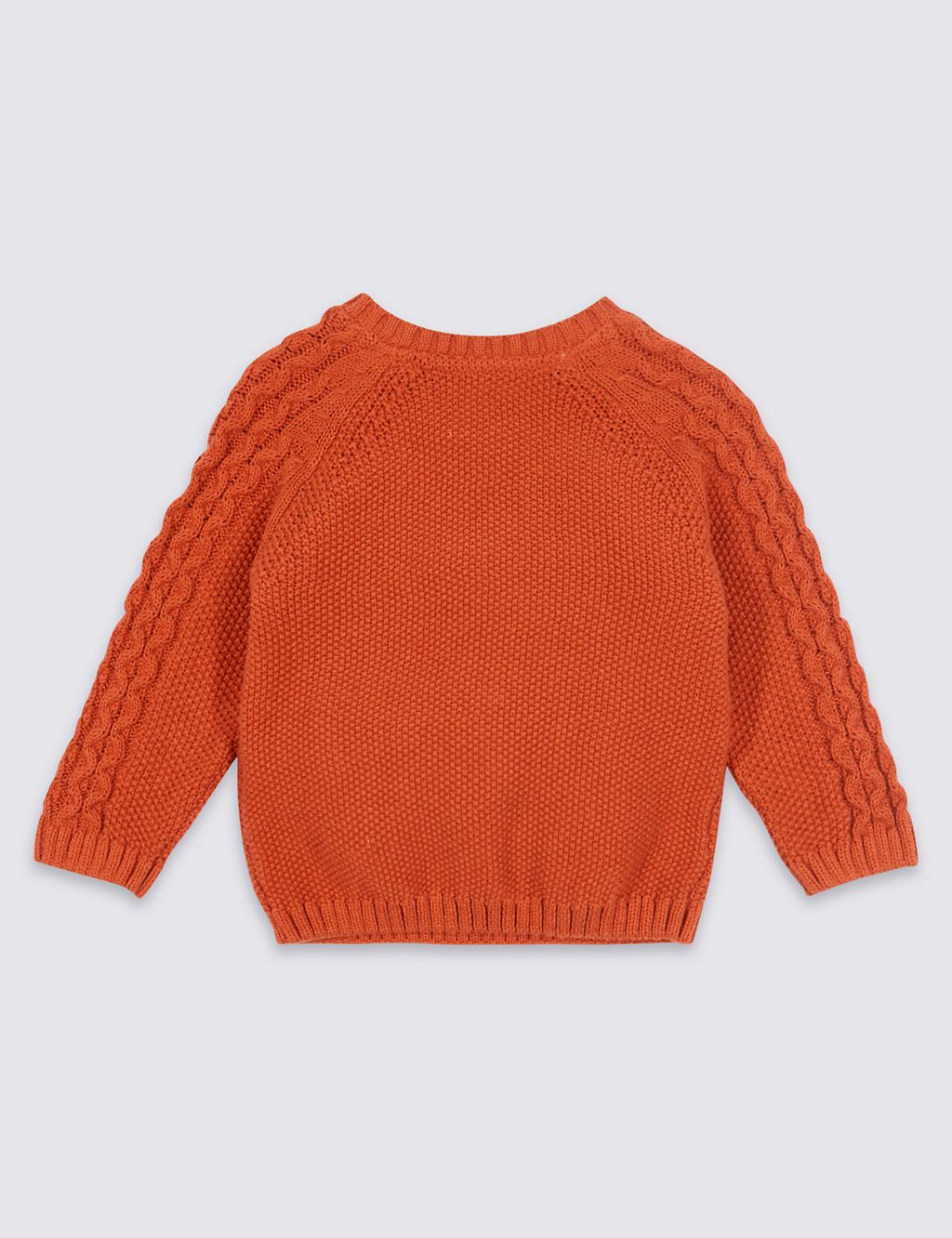 Pure Cotton Cable Knit Jumper 1 of 5