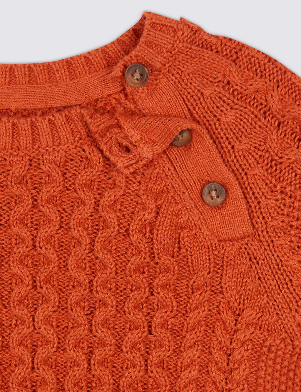Pure Cotton Cable Knit Jumper 2 of 5