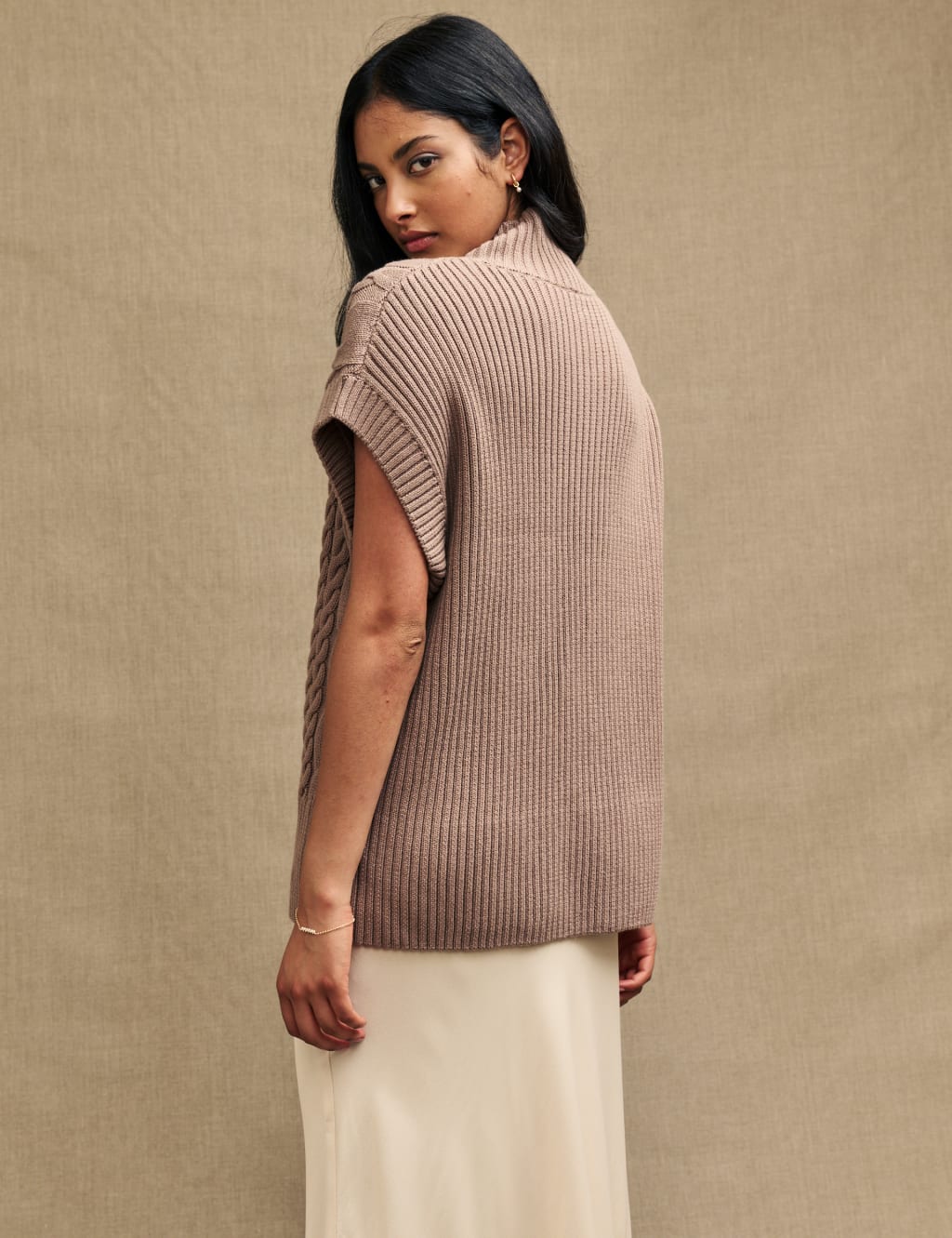 Roll neck baby vest hotsell