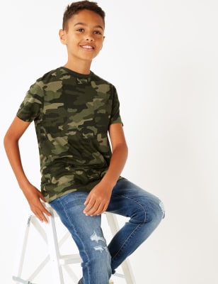 Camo-Print T-Shirt