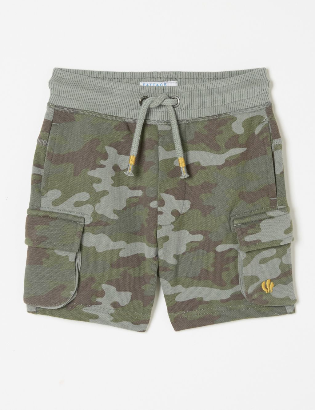 Pure Cotton Camouflage Cargo Shorts (3-13 Yrs) 1 of 4
