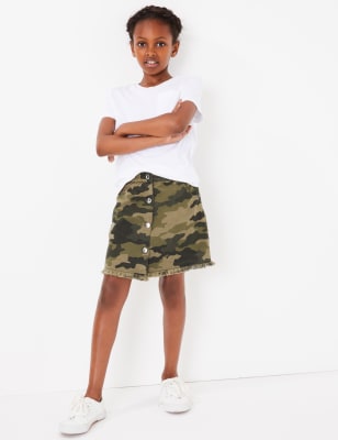 New look sales camouflage skirt