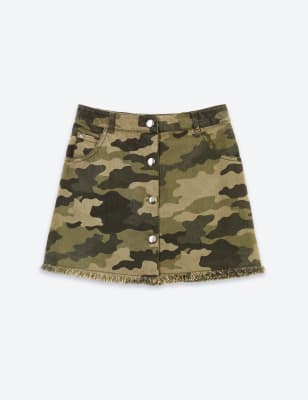 Monse camo handkerchief outlet skirt