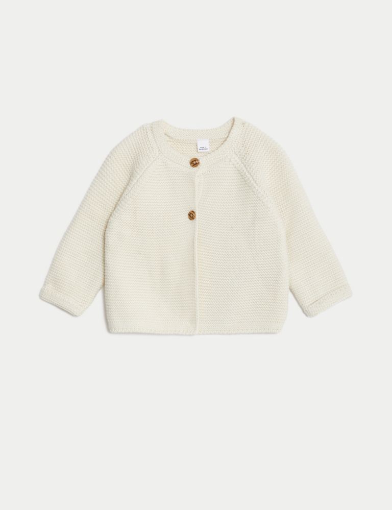 Pure Cotton Cardigan (0-1 Yrs) | M&S Collection | M&S