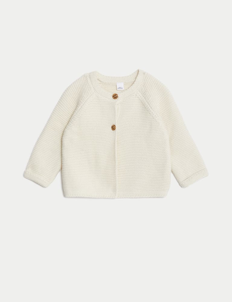 Pure Cotton Cardigan (0-1 Yrs) | M&S Collection | M&S