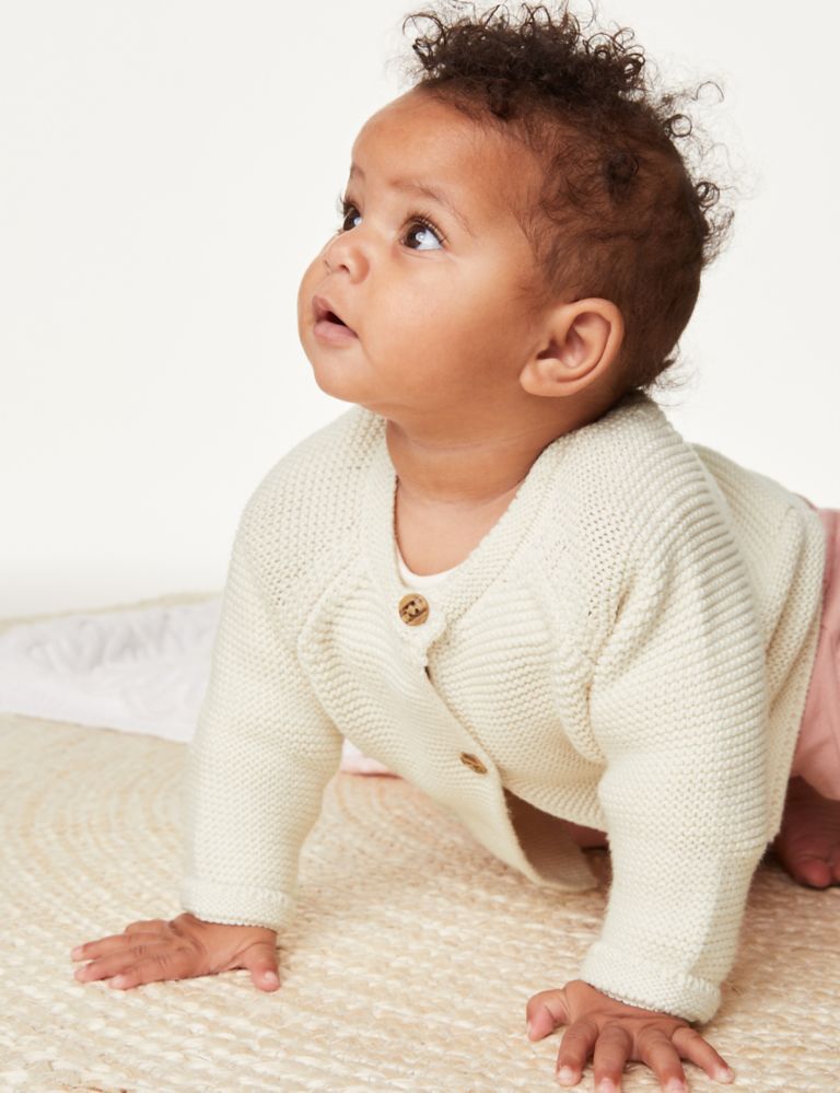 Pure Cotton Cardigan (7lbs-1 Yrs) 5 of 6