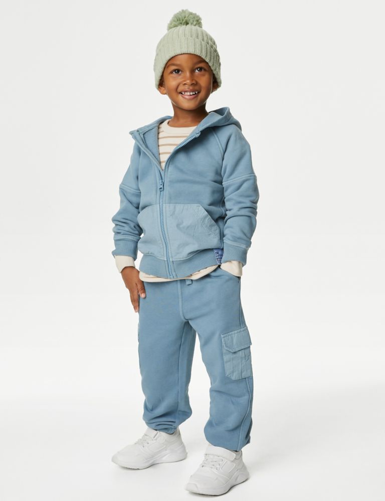 Pure Cotton Cargo Joggers (2-8 Yrs) 1 of 5