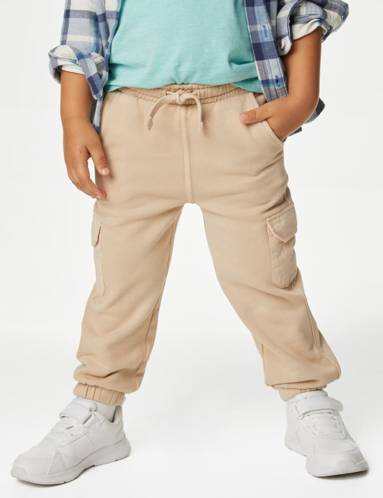 Pure Cotton Cargo Joggers (2-8 Yrs) 4 of 5