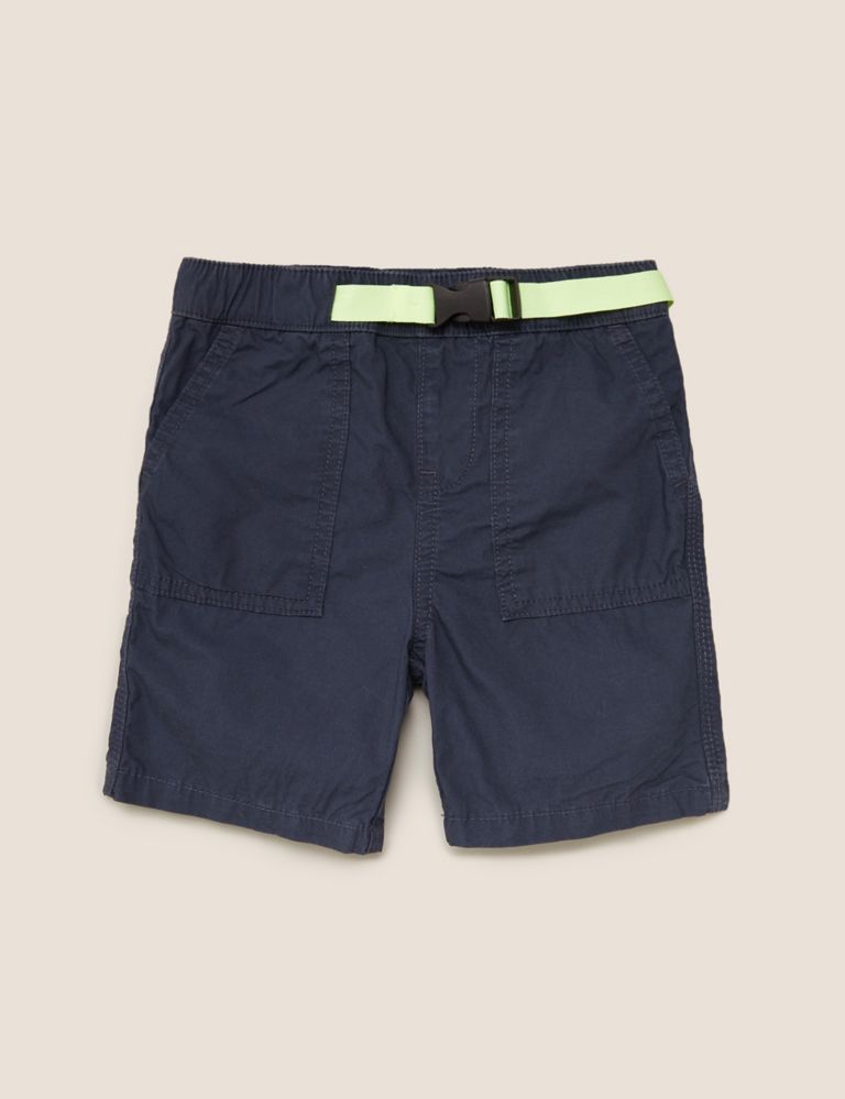 Pure Cotton Cargo Shorts (2-7 Yrs) 2 of 5