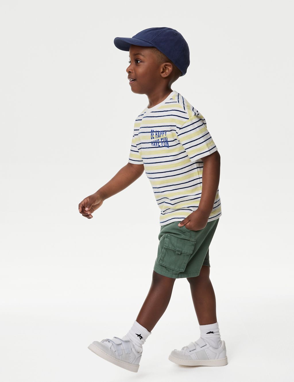 Pure Cotton Cargo Shorts (2-8 Yrs) 3 of 5