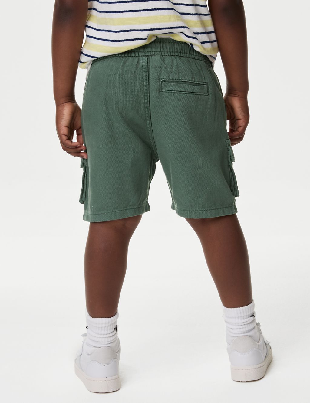 Pure Cotton Cargo Shorts (2-8 Yrs) 5 of 5