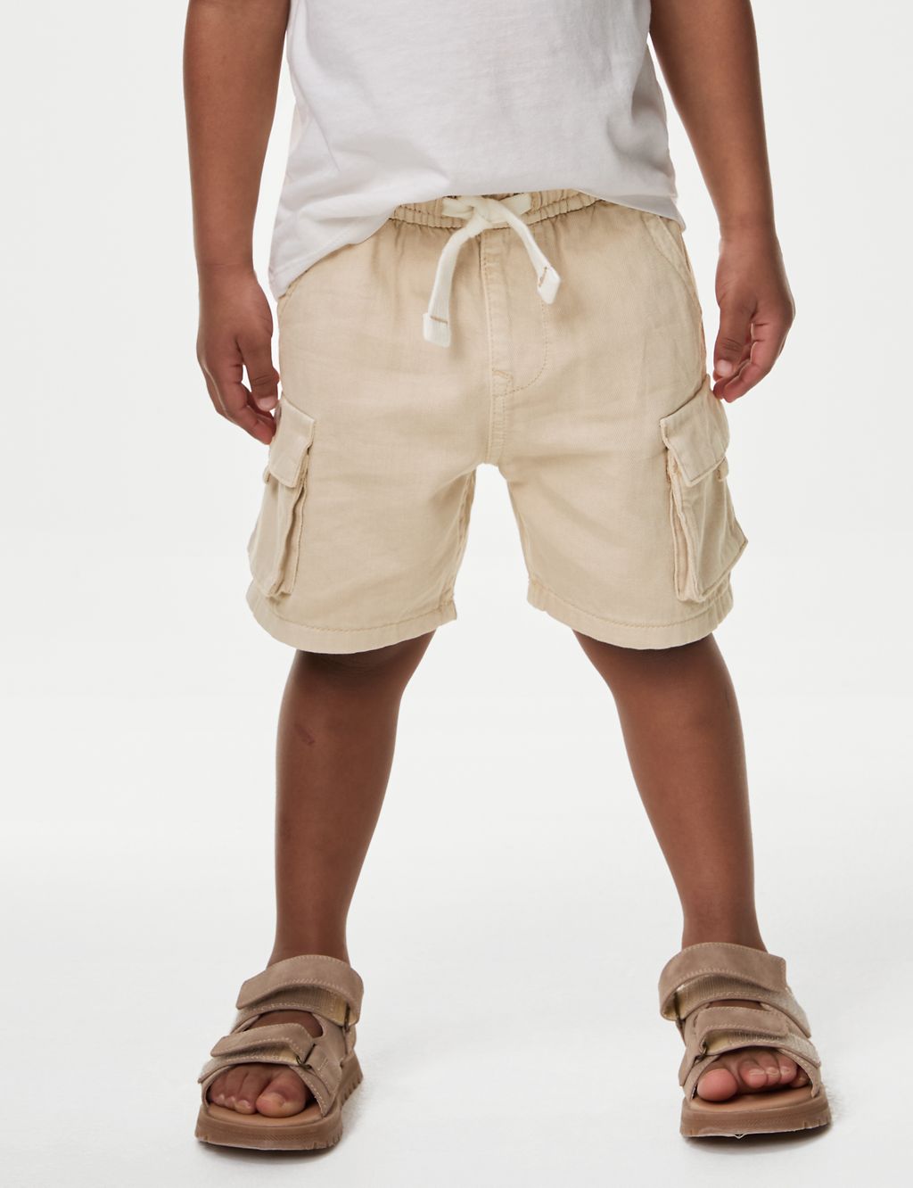 Pure Cotton Cargo Shorts (2-8 Yrs) 5 of 6