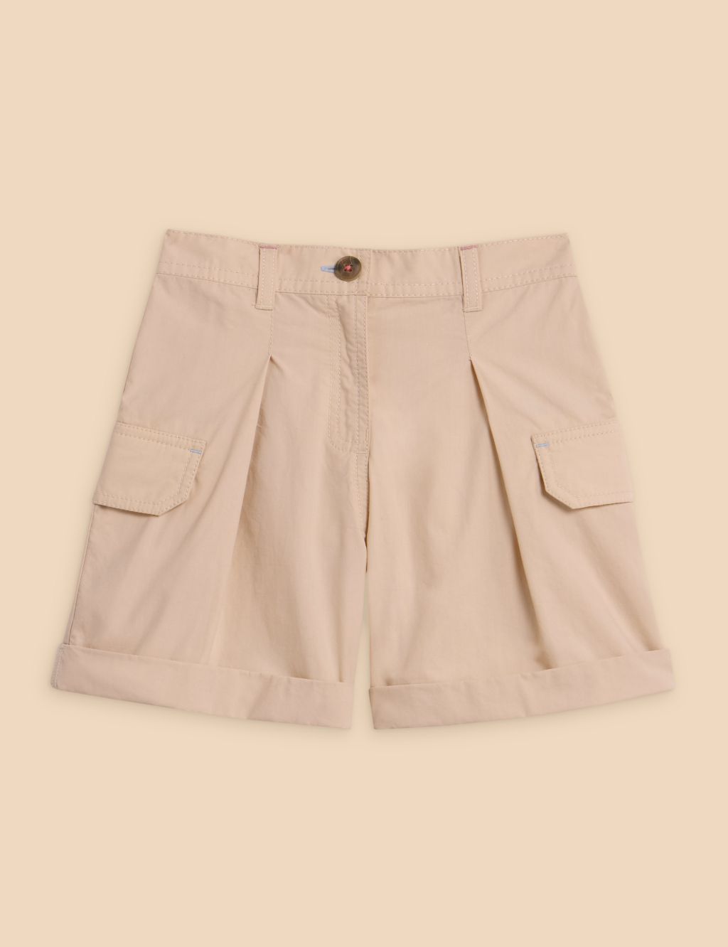 Pure Cotton Cargo Shorts (3-10 Yrs) 3 of 3