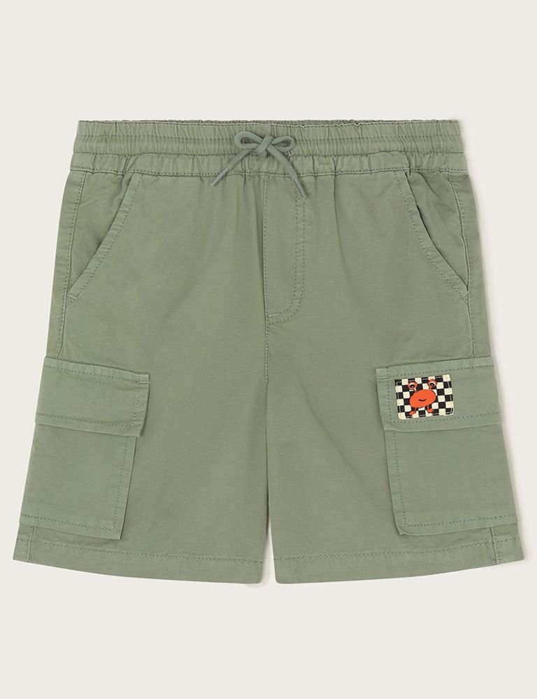Pure Cotton Cargo Shorts (3-13 Yrs) 1 of 3