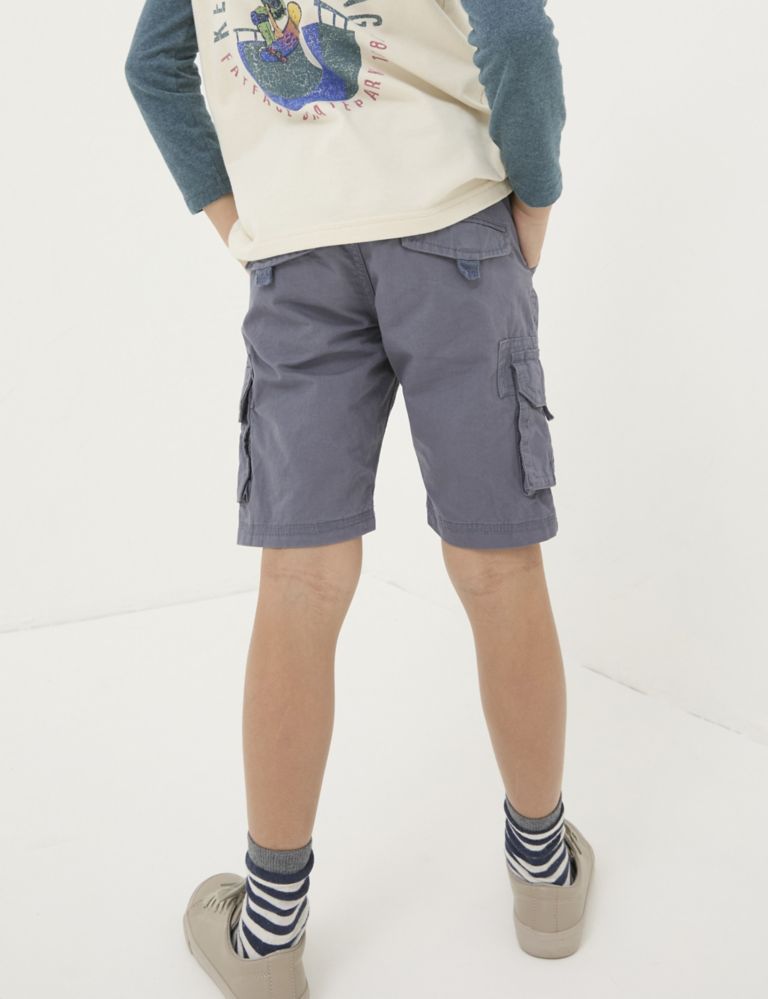Pure Cotton Cargo Shorts (3-13 Yrs) 3 of 4