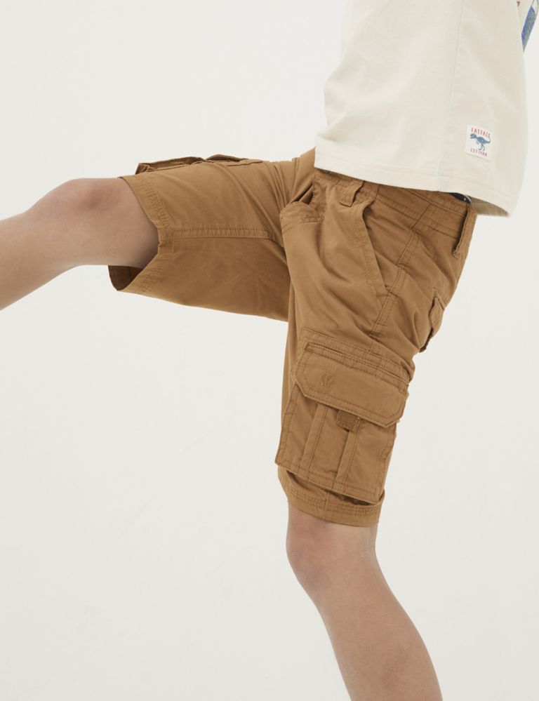 Pure Cotton Cargo Shorts (3-13 Yrs) 3 of 4