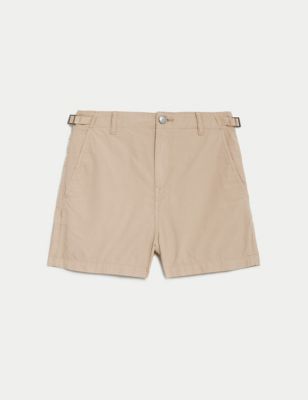 Pure Cotton Cargo Shorts (6-16 Yrs) Image 2 of 5