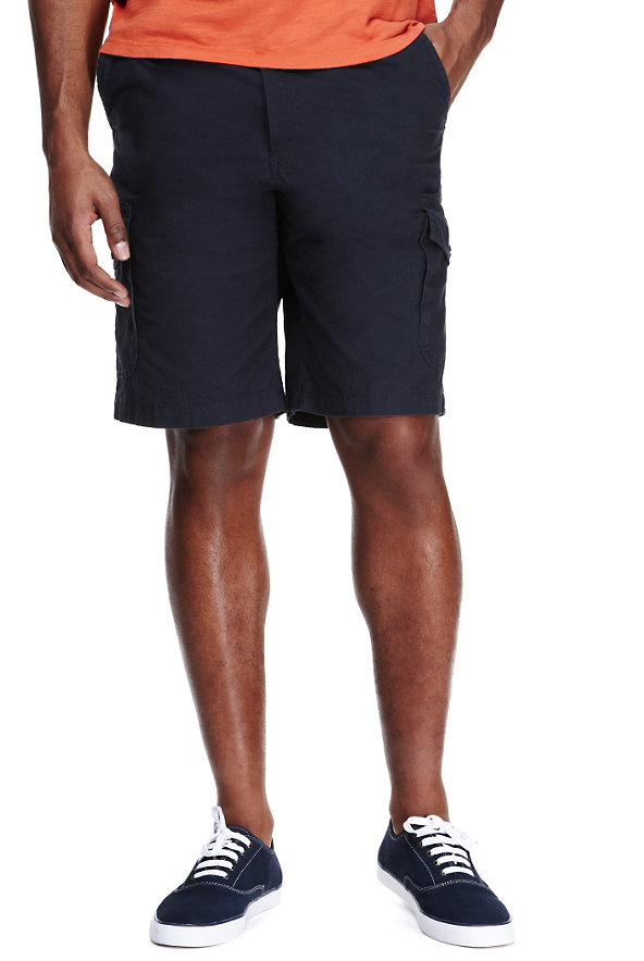 Pure Cotton Cargo Shorts Image 1 of 1