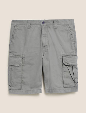 Pure Cotton Cargo Shorts Image 2 of 5