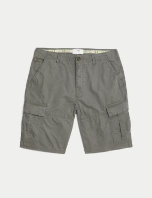 Pure Cotton Cargo Shorts Image 2 of 6