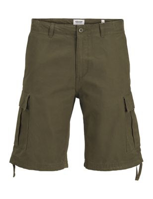 Pure Cotton Cargo Shorts Image 2 of 8