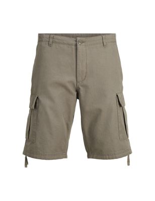Pure Cotton Cargo Shorts Image 2 of 7