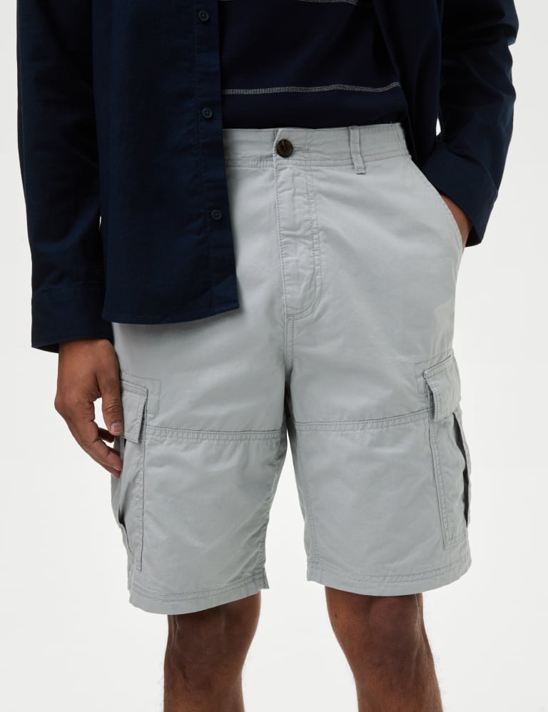 Pure Cotton Cargo Shorts 1 of 6