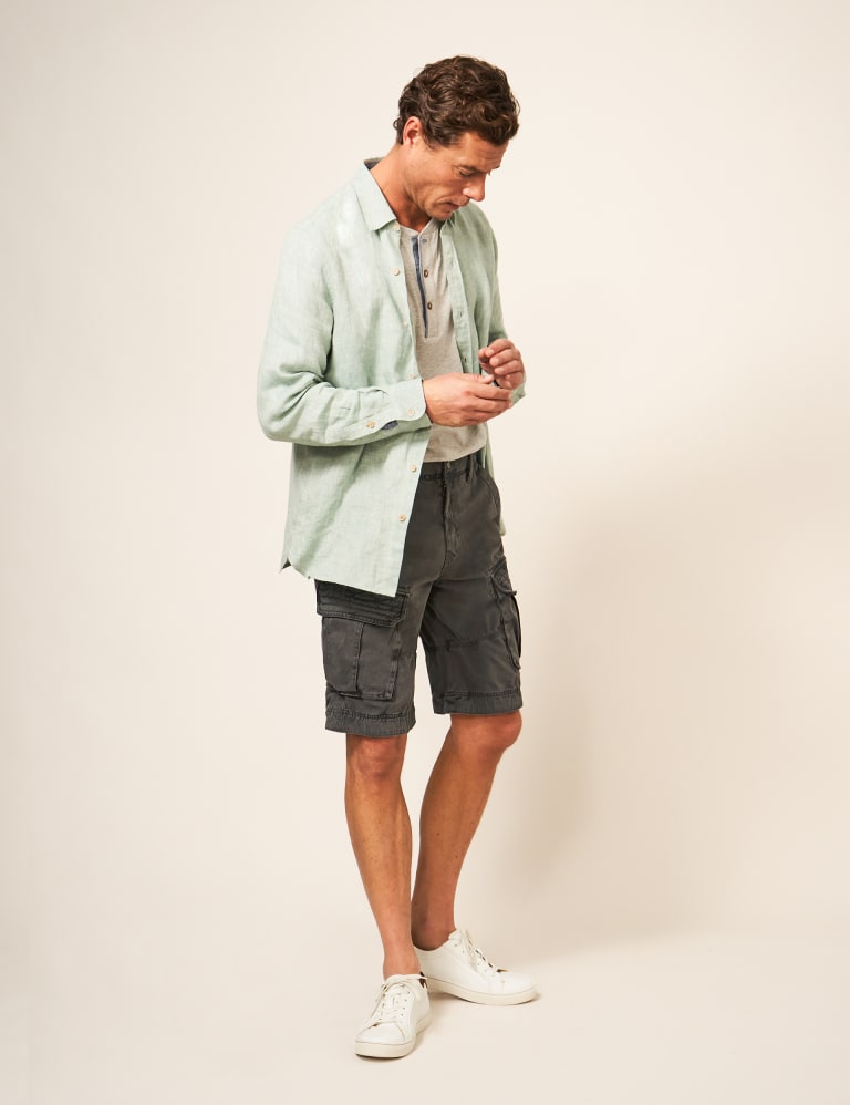 M&s mens cargo shorts discount