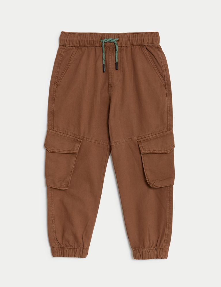 Plain woven shorts dark brown - BOYS 2-8 YEARS Bottoms & Jeans