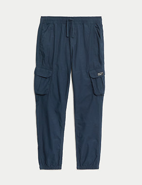 Pure Cotton Cargo Trousers (6-16 Yrs) Image 2 of 5