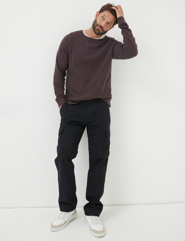 Pure Cotton Cargo Trousers 1 of 5