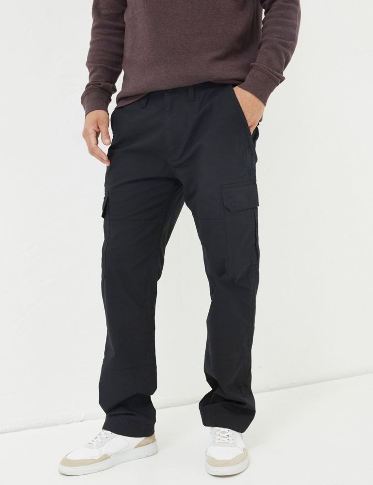 Pure Cotton Cargo Trousers 3 of 5