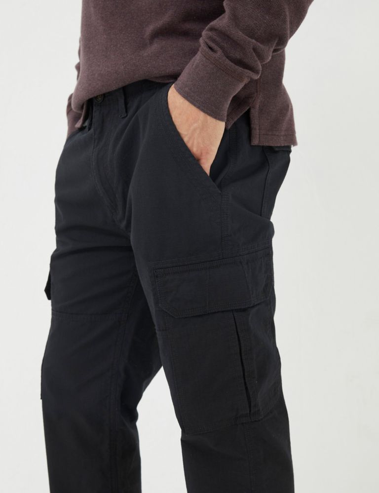 Elasticated Waist Ripstop Cargo Trousers, M&S Collection