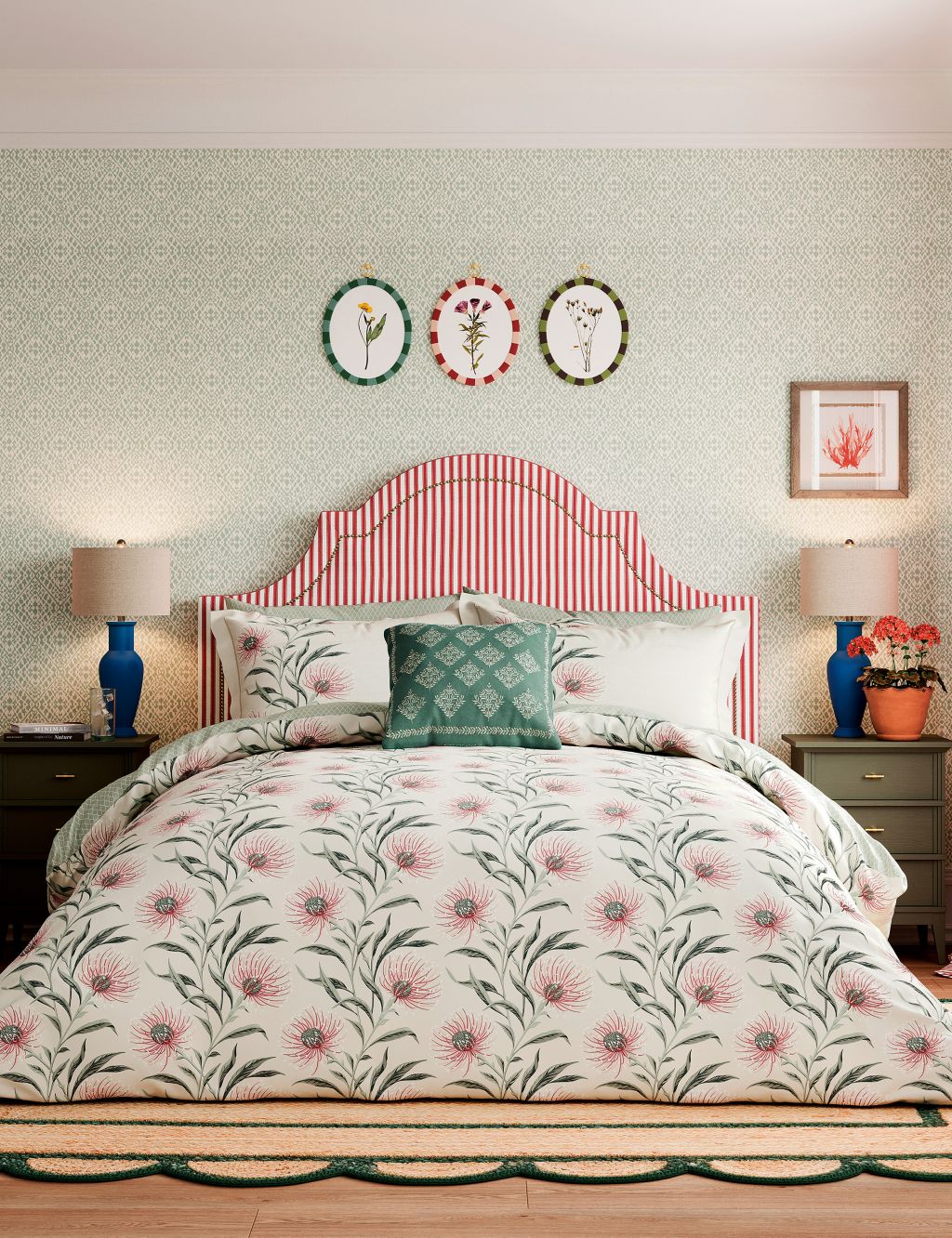 Pure Cotton Catherinae Bedding Set 3 of 5