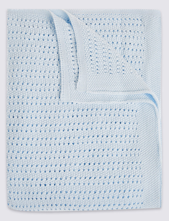 Pure Cotton Cellular Blanket Image 1 of 1
