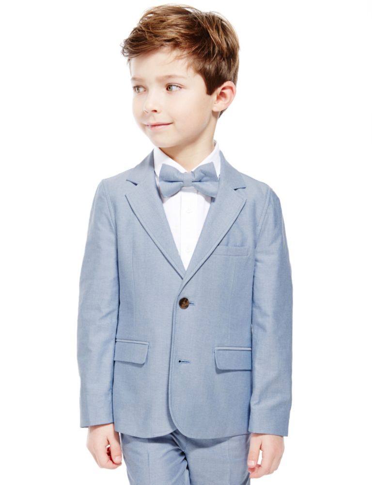 Pure Cotton Chambray Blazer (1-7 Years) 1 of 5