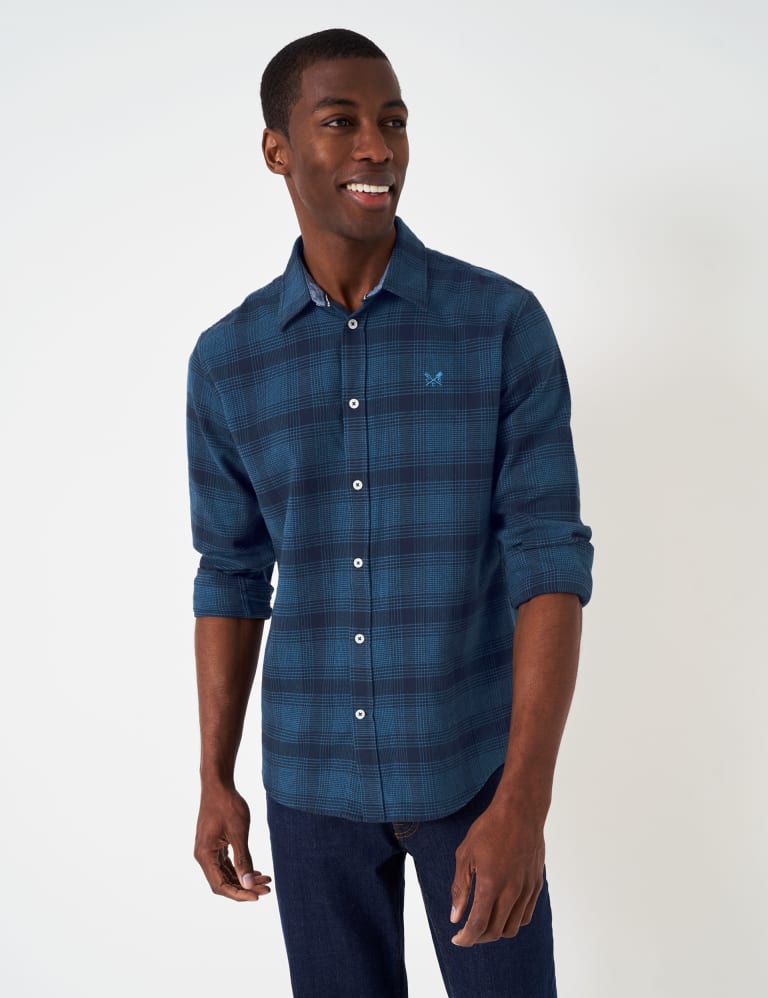 Pure Cotton Check Flannel Shirt
