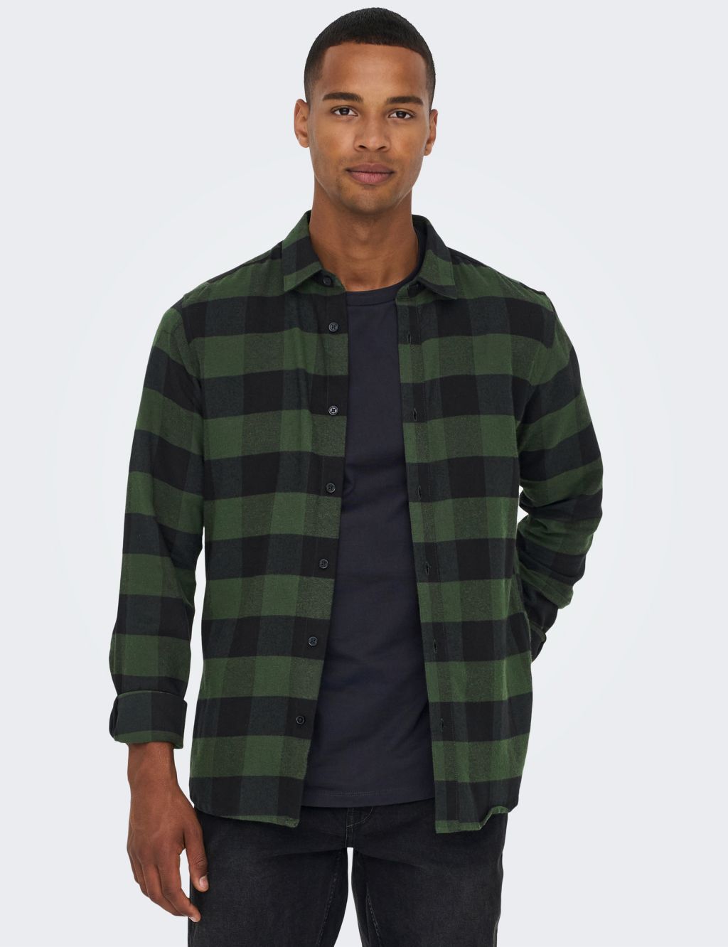 Pure Cotton Check Flannel Shirt 7 of 7